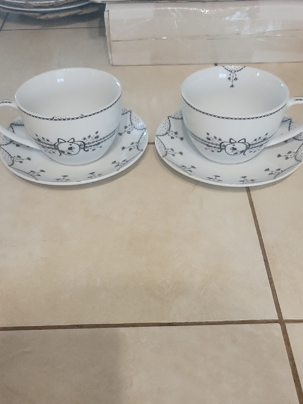 NWT Miss Blackbirdy Cappuccino Cup And Saucer